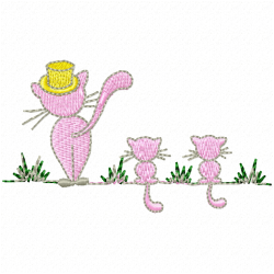 Mice Embroidery Design 3 Mice Embroidery Design 3